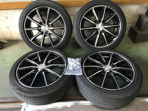 ★ダイハツ軽乗用車に！ツライチ15インチアルミホイール（やや引っ張り中古タイヤ付き）・無傷です！