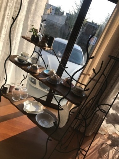 アイアン　飾り棚