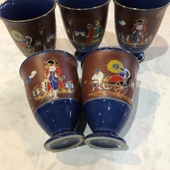 店内販売で完売です有田焼　西山　横浜物語フリーカップ✖️5 未使用