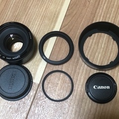 【値下げ】CANON純正 明るいレンズ EF50mm F1.8 STM と＋2品の画像