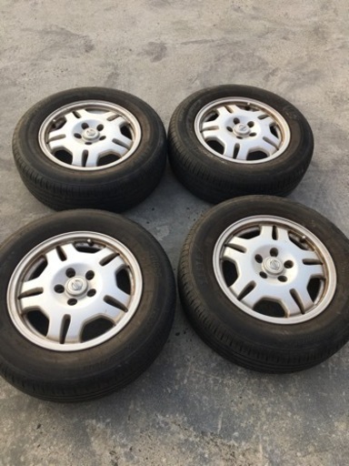 プレサージュ純正ホイールタイヤ付き四本セット215/65/R16