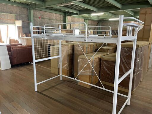 ロフトベッド　新品　ホワイト