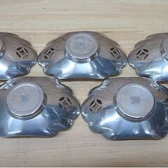 煎茶道具 純錫七宝透托子 茶托 静寿居 蔵苑造 5