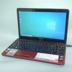 即使用可 赤色 ノートパソコン 中古良品 15.6型 東芝 T4...