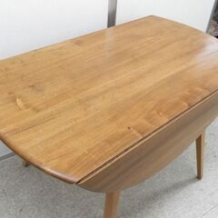 アーコール ダイニング バタフライテーブル 幅62.5/123.5cm 折りたたみ 伸縮 イギリス製 英国 ヴィンテージ ERCOL 家具 札幌市西区 西野の画像