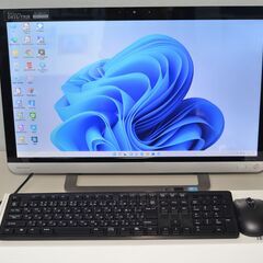 中古良品 一体型パソコン 最新Windows11 東芝 D833/T9JB 高性能 i7-3630QM/新品爆速SSD512GB/メモリ8GB/無線/ブルーレイ/23インチ/カメラ