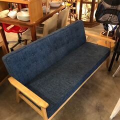 ✨🔔期間限定・特別価格🔔✨【美品】 ロングベンチ ２人掛けソファ 中古家具の画像