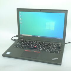 中古美品 ノートパソコン 新品SSD 12.5型 Lenovo レノボ ThinkPad X260 第6世代Core i5 8GB 無線 Bluetooth カメラ Windows10 Office