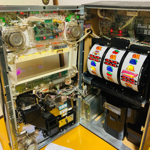 実機  ハッピージャグラーV Ⅱ コイン不要機付　データカウンター