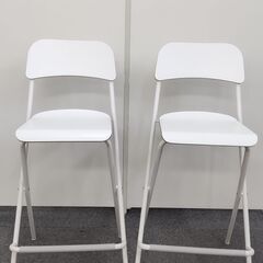 IKEA　フランクリンFRANKLIN　バースツール　背もたれ付...