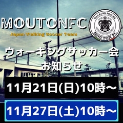 初心者も歓迎⚽️人工芝でウォーキングサッカー会🟡生涯ｽﾎﾟｰﾂを...