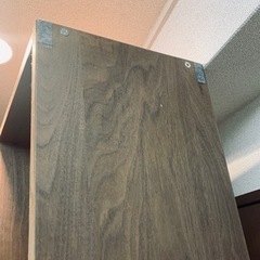 無印良品　ウォールナットスタッキングシェルフの画像