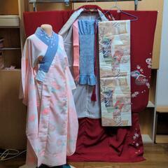振袖W、長襦袢、袋帯、小物 7点セット