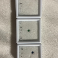 サファイア　ルビー　エメラルド　ルース②