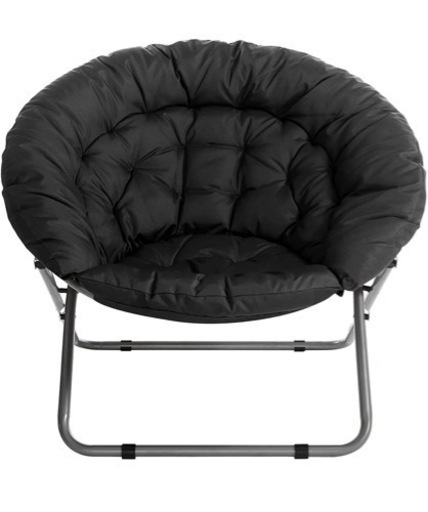 新品未使用 タグ付き Urban Shop オーバーサイズ ソーサーチェア ブラック