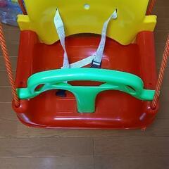 新品☆ブランコ　室内 屋外 子供用 折り畳み 簡単組立 (おまけ付) の画像