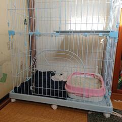 猫ちゃんのゲージの画像