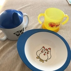 マグ　ベビーマグ　デイックブルーナ　アンパンマン　トレーの画像