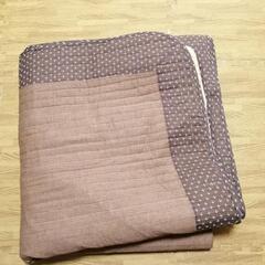 モリリン　モダン和柄　ふかふかあたたかいキルティングラグマット　190×240cm　滑り止めつき　8000円　おしゃれ節約防寒の画像