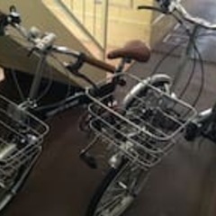 中古自転車2台差し上げます（20型/カゴ付き/変速搭載)※タイヤ...