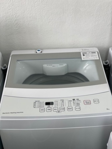 送料・設置込み　洗濯機　6kg NITORI 2019年