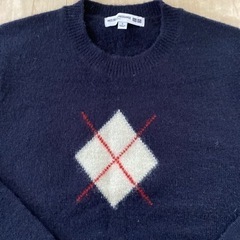 INES アーガイルセーター ユニクロの画像