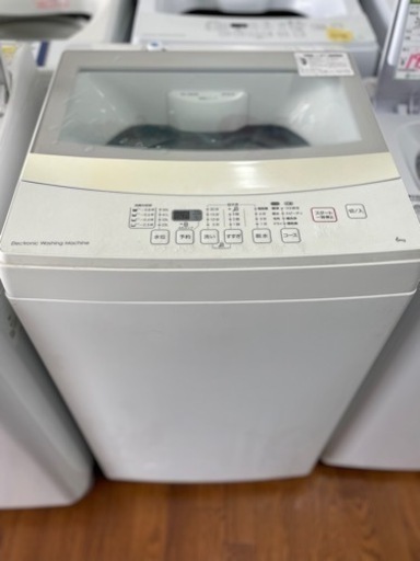 送料・設置込み　洗濯機　6kg NITORI 2019年式