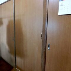 無垢材 防音ふすま リバーシブル突板仕上 1枚18kg 特注品の画像