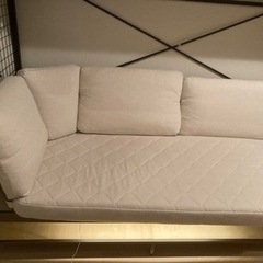 IKEA ソファ　エーケボル　ソファベッド収納の画像