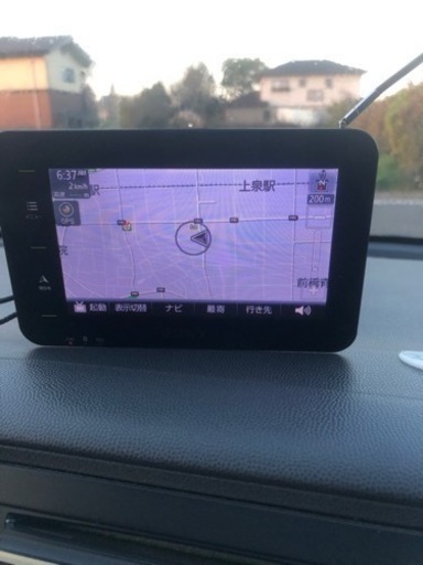 稼働品　SONY ポータブル　navi ナビ　パーソナルナビゲーションシステム NV-U77V Bluetooth