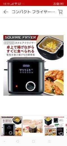 電気フライヤー