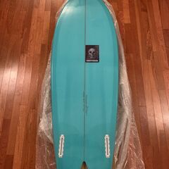 早いもの勝ち！！！超レア　ターコイズブルー　ティントパフ光沢仕上げ！！★新品未使用★CHRISTENSON Fish クリステンソン　フィッシュ 5'6★の画像