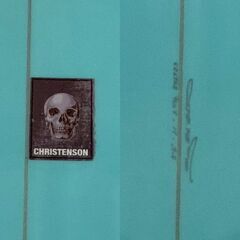 早いもの勝ち！！！超レア　ターコイズブルー　ティントパフ光沢仕上げ！！★新品未使用★CHRISTENSON Fish クリステンソン　フィッシュ 5'6★の画像