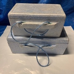 釣の道具＋発泡スチロールボックス2個の画像