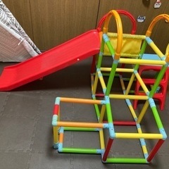【差し上げます】ジャングルジム＆すべり台の画像