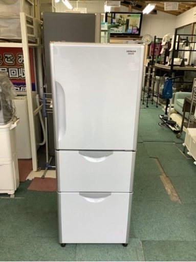 【リサイクルサービス八光　田上店　安心の1か月保証　配達設置ok】2013年製　日立 HITACHI R-S270DMV HM [真空チルドV冷蔵庫 (265L・右開） 3ドア メタリックグレー]
