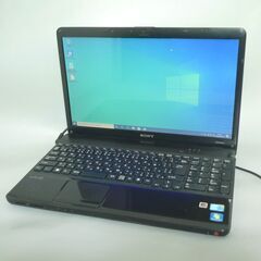 Windowsノート本体 SONY VAIO VPCEB48FJ i3 SSD Office 中古美品 ソニー ノートパソコン 15.5型 SONY VAIO VPCEB48FJ Core i3