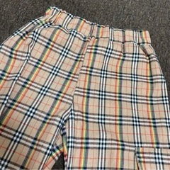 チェックパンツ 新品未使用の画像
