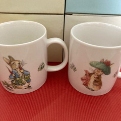 ピーターラビット　お皿とマグカップ　5点セットの画像