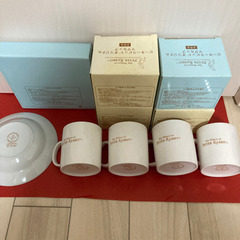 ピーターラビット　お皿とマグカップ　5点セットの画像