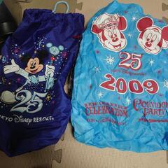 未使用品含むディズニーランド２００９カウントダウン限定のバッグセットの画像