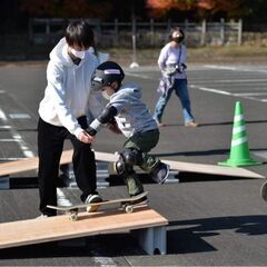 プロスケートボーダーによる　スケートボード教室の画像