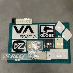 【超得】サーフブランド　ステッカー　rvca globe wes...
