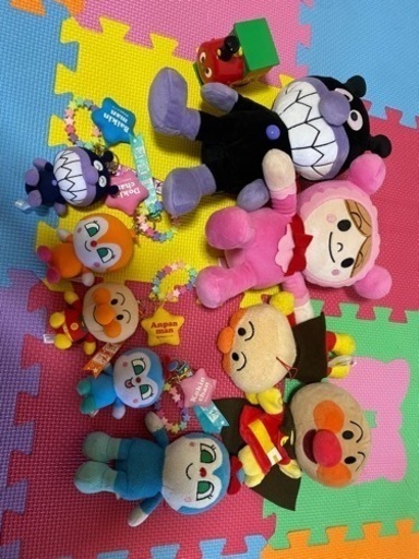 アンパンマン！ぬいぐるみ、キーホルダーset