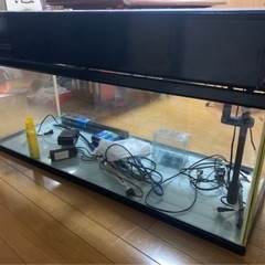 1200ガラス水槽フルセット中古