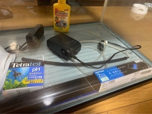 1200ガラス水槽フルセット中古