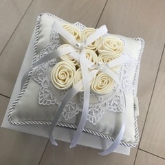 【お値下げ中】結婚式　リングピロー　4℃