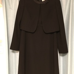 【喪服・礼服・冠婚葬祭】ジャケット&ワンピース セットアップスー...