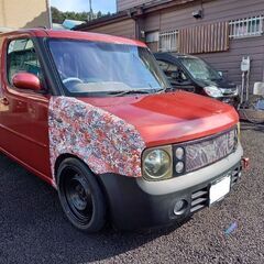 日産　キューブ　H18年式　7.8万キロ　車高調　コートテクト