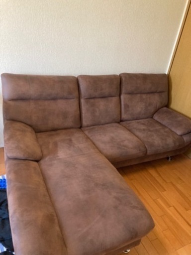 茶色ソファー